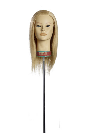 Limage Übungskopf  Claudia lichtblond 35 cm indisches Echthaar