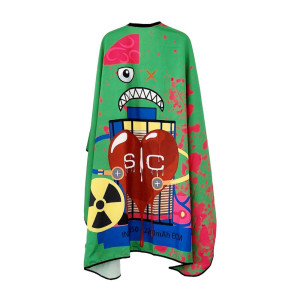Stylecraft Haarschneideumhang Radioactive Green