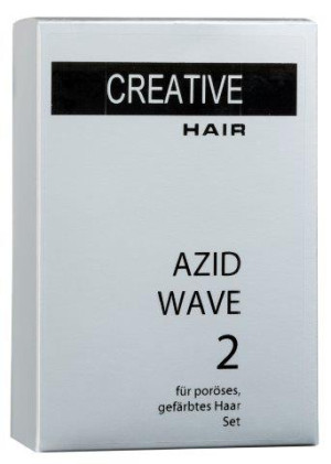 Creative Hair Azid Wave 2 poröses/gefärbtes Haar 2 x 80 ml