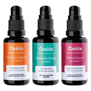 Anti-Aging Set: Retinol + Vitamin C + Hyaluron Serum 3x30 ml