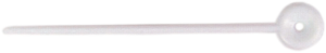 DELRIN PIN Haltenadeln weiß 100Stk
