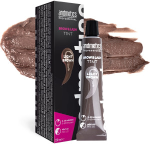 andmetics Brow & Lash Tint Light Brown 20 ml