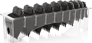Xanitalia Aufsteckkamm Set mit 10 magnetischen Aufsätzen schwarz