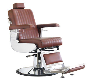 Comair Bedienungsstuhl Herren Diplomat cognac-braun Barber Chair