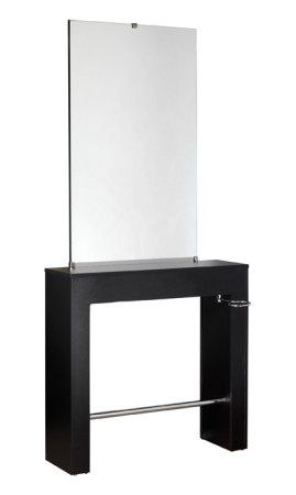 Comair Bedienungsplatz "SWISS" einfach dunkle Ausführung Holzfurnier 192x82x25cm