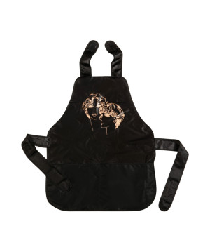 Comair Färbeschürze mit Tasche schwarz 58x72cm