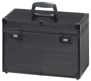 Comair Werkzeugkoffer Aluminium schwarz HBT 27,5x40,0x21,5