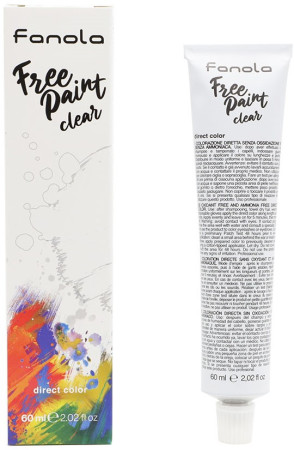 *Fanola Free Paint Direct Colours CLEAR 60 ml