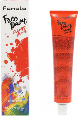 *Fanola Free Paint Direct Colours ORANGE SHOCK 60 ml