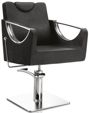 Xanitalia Friseurstuhl Crown eckiger Fuß