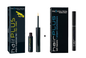 Hairplus Facevolution Classic Wimpernserum und Augenbrauenserum 2 ml + Lash Mascara 6 ml