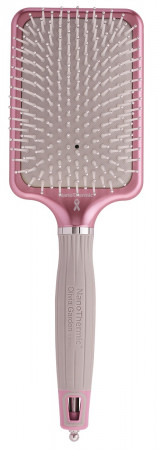 *Olivia Garden Nano Thermic Paddle Brush Think Pink Edition
