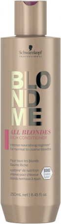 Schwarzkopf Blondme All Blondes Rich Conditioner 250 ml