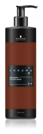 Schwarzkopf Chroma ID Bonding Color Mask 4-6 mittelbraun schoko 500 ml
