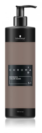 Schwarzkopf Chroma ID Bonding Color Mask 5-1 hellbraun cendré 500 ml
