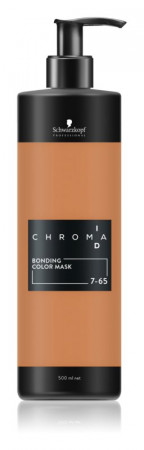 Schwarzkopf Chroma ID Bonding Color Mask 7-65 mittelblond schoko gold 500 ml