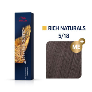 Wella Koleston Perfect ME+ 5/18 hellbraun asch perl 60 ml