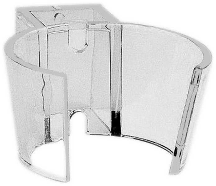 Wandföhnhalter transparent