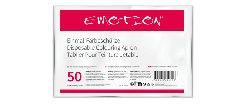 Efalock Emotion Einweg-Färbeschürze 50St.