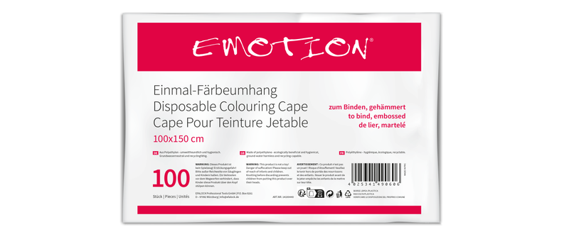Efalock Emotion Einweg-Umhang gehämmert 100St