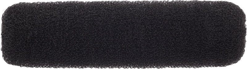 Haarknotenrolle 18cm schwarz