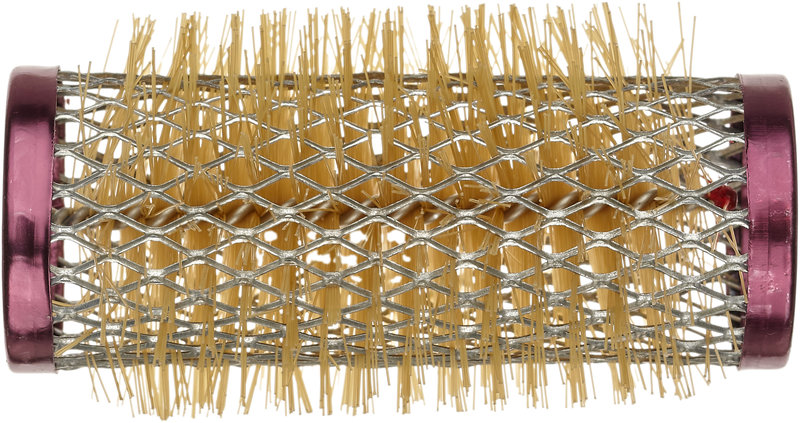 METAL CURLER Borsten-Metallwickler 24mm braun 12Stk