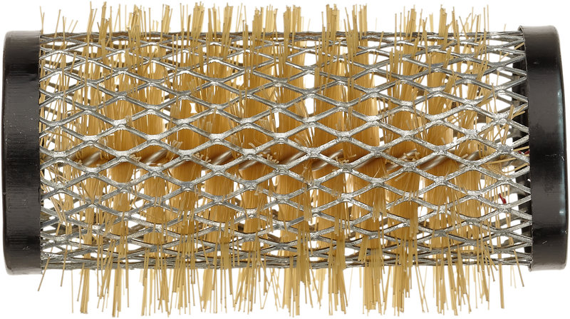 METAL CURLER Borsten-Metallwickler 28mm schwarz 12Stk