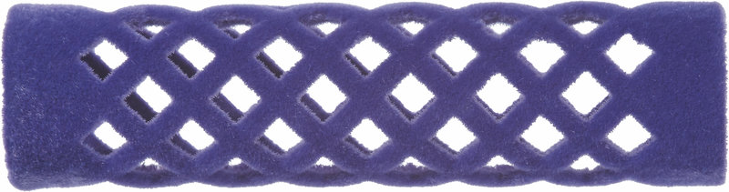 FLOCKED CURLER Metallwickler beflockt 65mm - 15mm lila12Stk