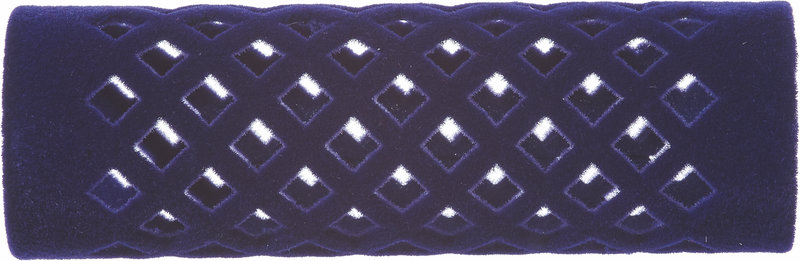 FLOCKED CURLER Metallwickler beflockt 65mm - 21mm blau 12Stk