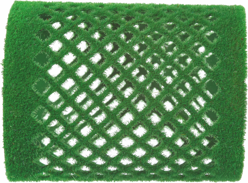 FLOCKED CURLER Metallwickler beflockt 65mm- 50mm grün 12Stk