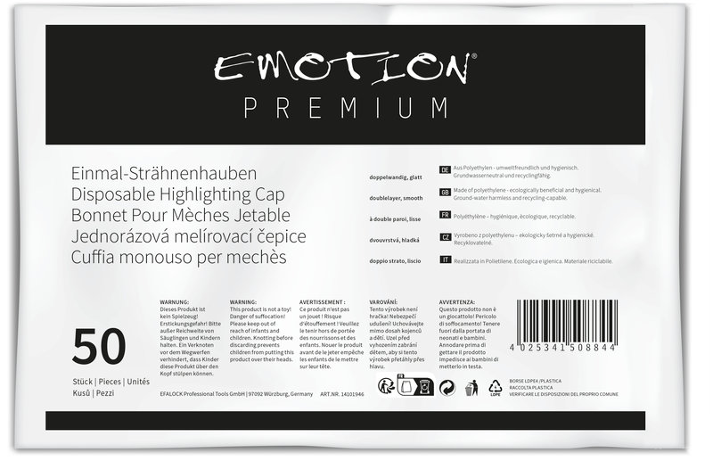 Emotion Premium Strähnenhaube doppelwandig 50Stk