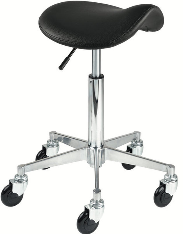 CLICTEC SADDLE COMFY  Rollhocker M silber