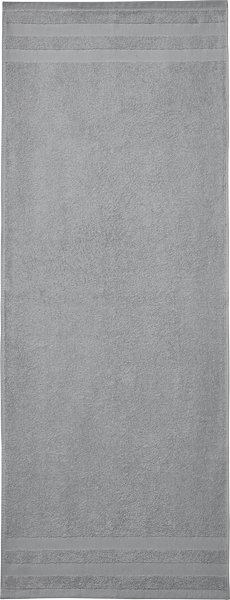 PREMIUM Handtuch silbergrau