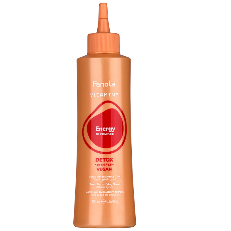 Fanola ENERGY DETOX SCALP FLUID SCALP DETOXIFYING SCRUB 195 ml