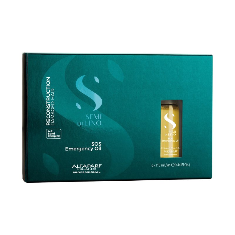Alfaparf Milano Semi di Lino Reconstruct Reparative SOS Öl Ampullen 6X13ml