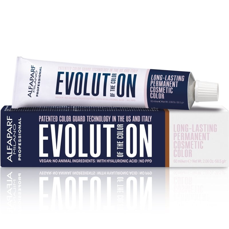 Alfaparf Milano Professional Evolution of the Color Warm Browns Haarfarbe 7,35 mittelblond gold mahagony 60ml