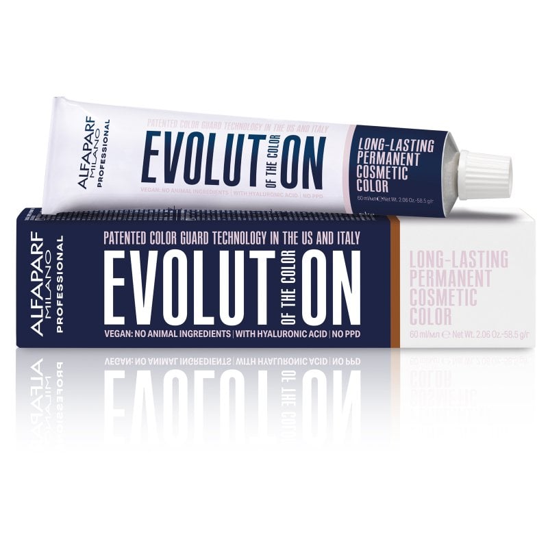 Alfaparf Milano Professional Evolution of the Color Cool Browns Haarfarbe 6,01 dunkelblond perlmutt asch 60ml