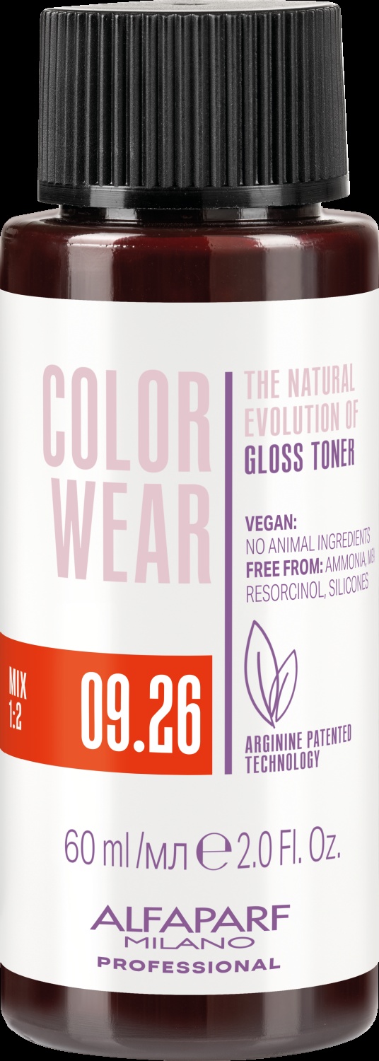 Alfaparf Milano Color Wear Gloss Toner Reds - 09,26 Soft Very Light Violet Red Blonde 60ml