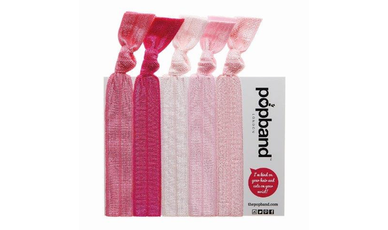 Popband Solid 5er Pack Bubblegum