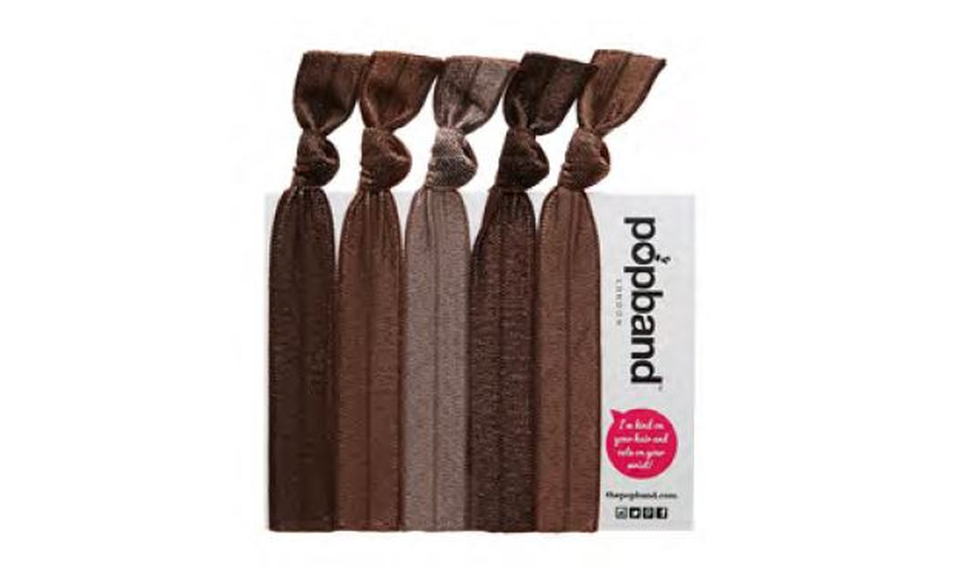 Popband Solid 5er Pack Cocoa