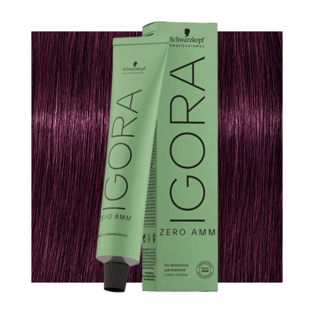 Schwarzkopf Igora Zero AMM 4-99 mittelbraun violett extra 60ml