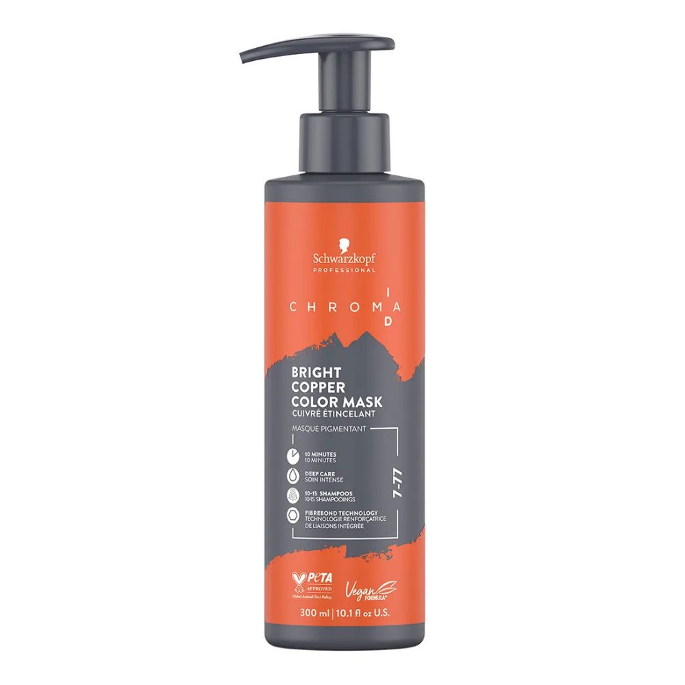 Schwarzkopf Chroma ID Bonding Color Mask 7-77 Bright Copper 300 ml