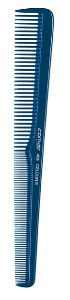 Comair Haarschneidekamm mittelschräge 406 Blue Profi Line