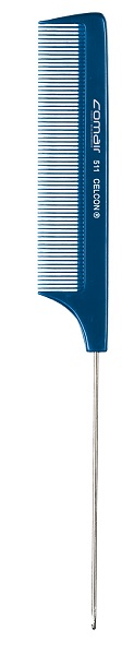 Comair Nadelstielkamm mit Strähnenhaken 511 Blue Profi Line