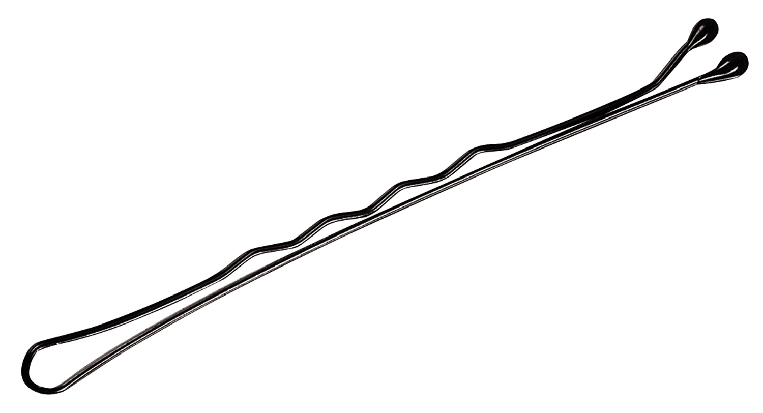 Comair Haarklemmen Pretty Fashion 24Stück 59mm schwarz gewellt