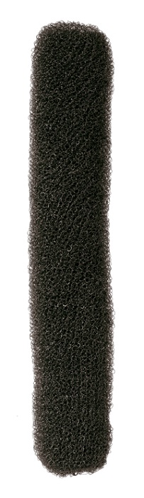 Comair Bun Rolle 4x22cm schwarz rund lang 14g