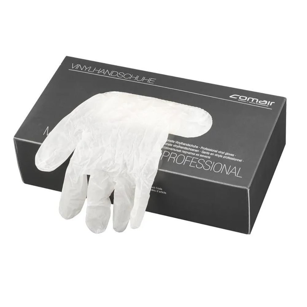 Comair Vinyl Handschuhe klein gepudert 100er Box