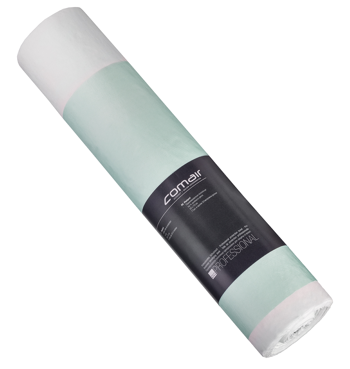 Comair Plastyrol Friseur Schutztuch 3/4  grün 50x70cm 71Tücher per 50m Rolle