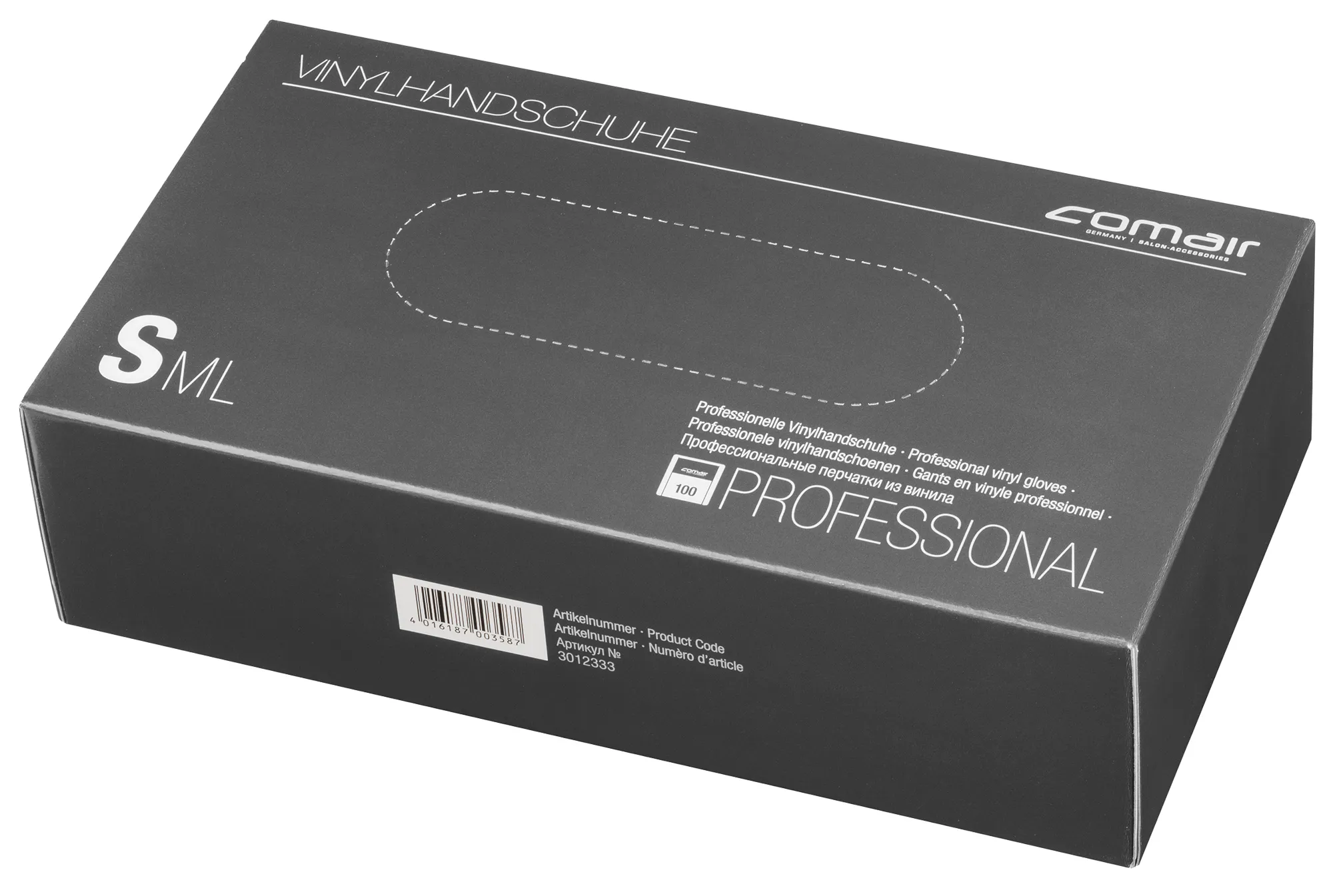 Comair Vinylhandschuhe S, 100er Box,     puderfrei, transparent