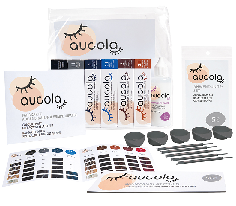 Aucola Starter Set AWF  Augenbrauen- & Wimpernfarbe